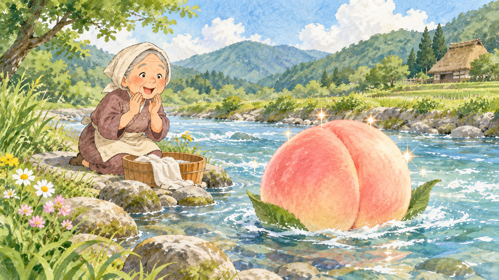 桃太郎の場面